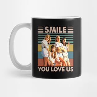 Vintage Smile, You Love Us Movie Look Fan Design Mug